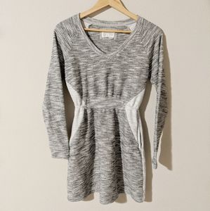 Anthro Saturday Sunday Grey Pocket Sweater Dress